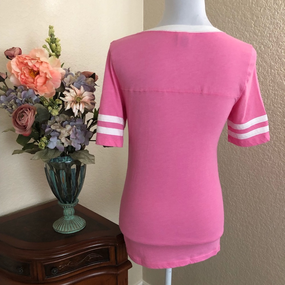 Vintage VS PINK Varsity Short Sleeve Tee - Picture 6 of 10